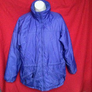 COLUMBIA women's  zipper blue Puffer jacket size--M